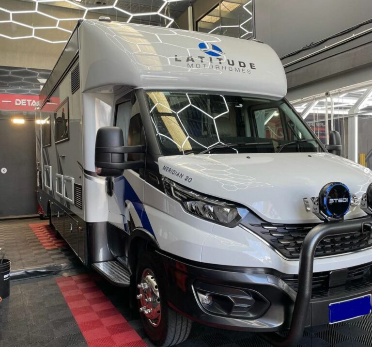 Caravan paint protection services in Brisbane. Get your camper van paint protected.